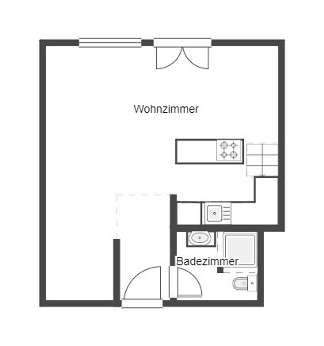 Immobilie zum Kauf als Kapitalanlage geeignet 190.000 € 2 Zimmer 51 m²<br/>Fläche Aretsried Fischach 86850