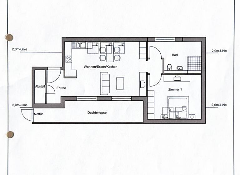 Penthouse zum Kauf 384.000 € 2 Zimmer 73 m² 3. Geschoss Hausen Obertshausen 63179