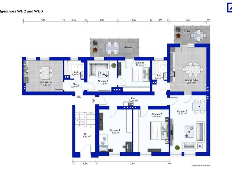 Mehrfamilienhaus zum Kauf als Kapitalanlage geeignet 999.000 € 13 Zimmer 305 m² 864 m² Grundstück Aachen 52070