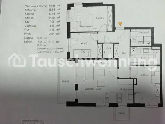 Wohnung zur Miete Tauschwohnung 1.442 € 4 Zimmer 102 m² 3. Geschoss Bornstedt Potsdam 14469