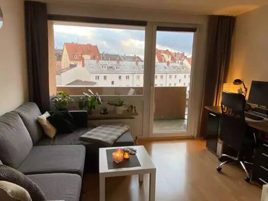 Wohnung zur Miete 470 € 1 Zimmer 30 m² 3. Geschoss frei ab 01.03.2026 Schnieglinger Str. St Johannis Nürnberg 90419