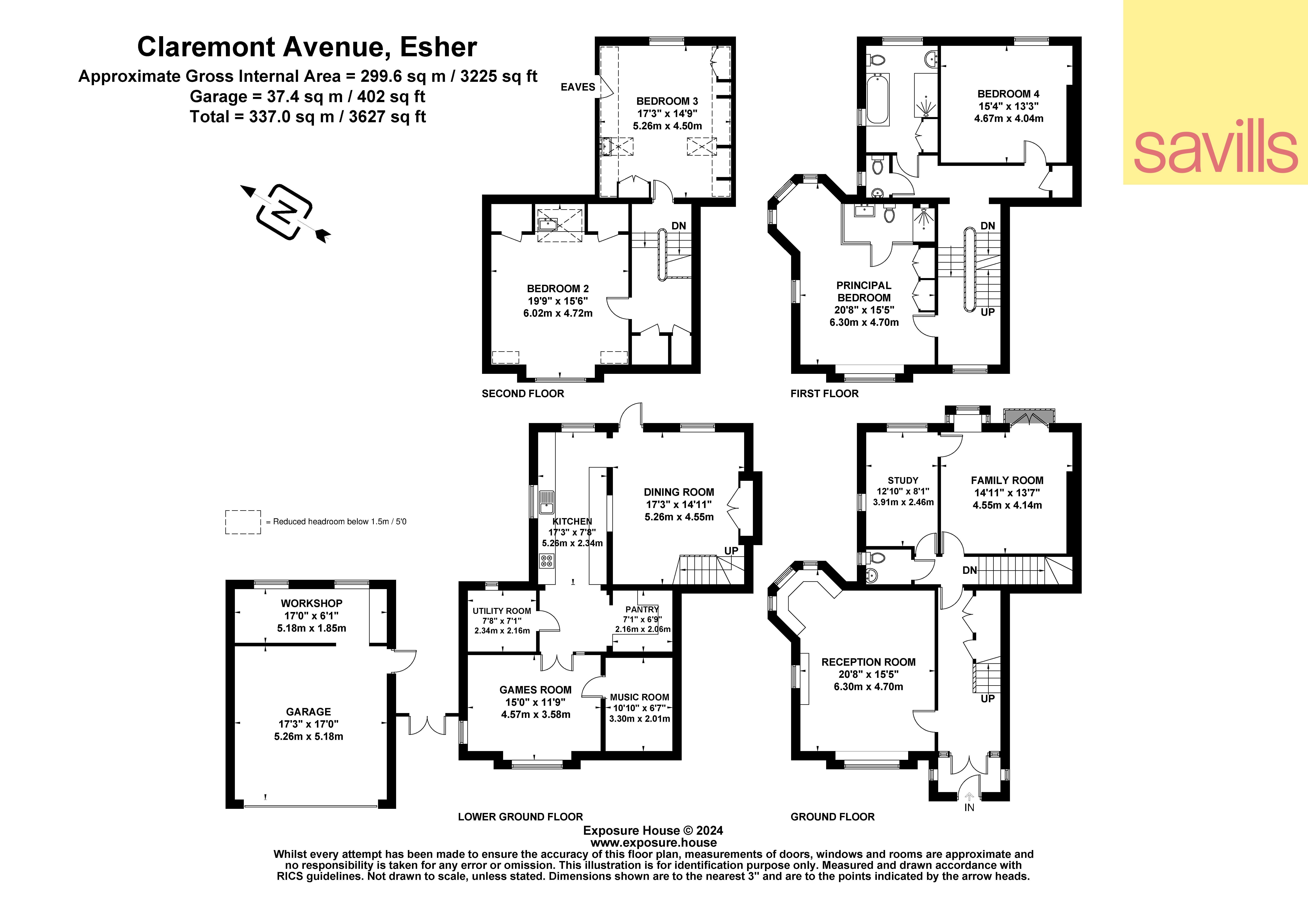 Haus zum Kauf provisionsfrei 2.550.975 € 5 Zimmer 337 m²<br/>Wohnfläche Elmbridge KT10 9JD