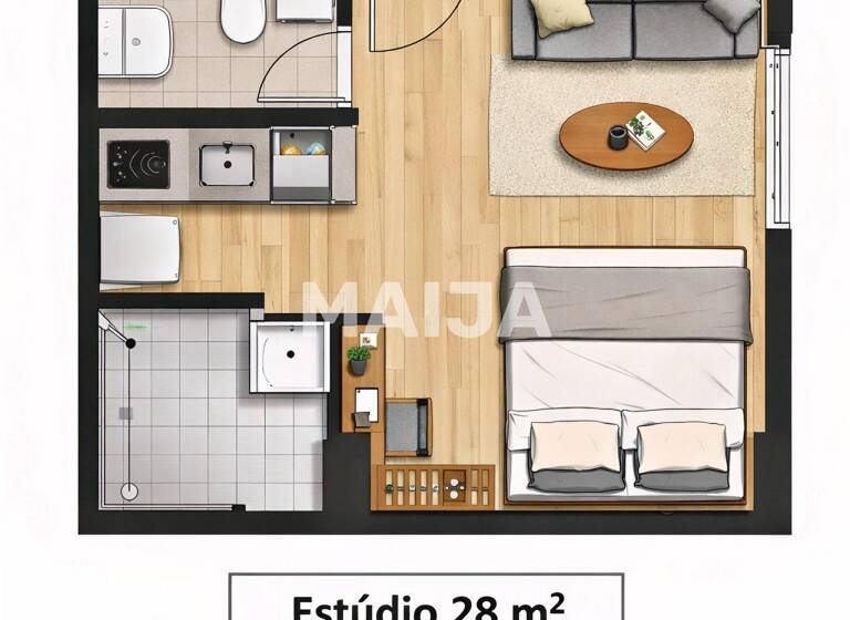 Wohnung zum Kauf 61.000 € 28 m² 13. Geschoss R Frei Caneca, 703 - Und. 1307 São Paulo 01307001
