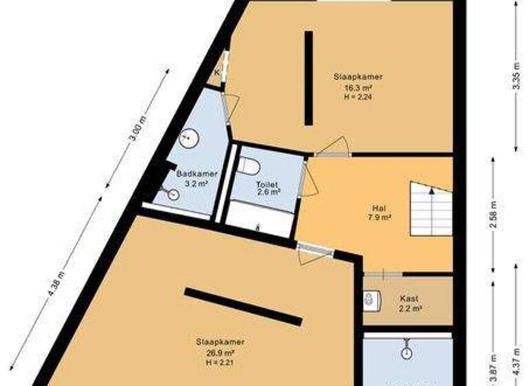 Haus zum Kauf 2.600.000 € 7 Zimmer 216 m² alexander boersstraat 37 H amsterdam 1071 KW