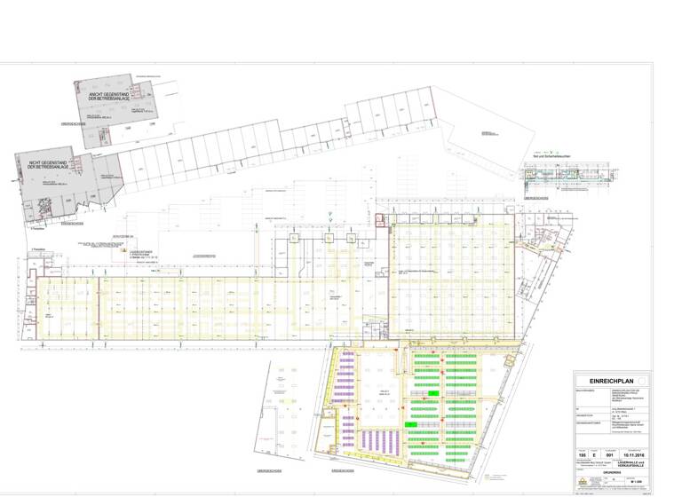 Lagerhalle zur Miete 8 € 1.500 m² Lagerfläche Wien, Floridsdorf 1210