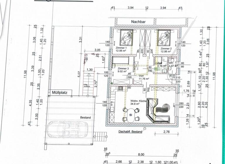 Mehrfamilienhaus zum Kauf 580.000 € 5 Zimmer 169,5 m² 423 m² Grundstück Feldkirchen bei Graz 8073