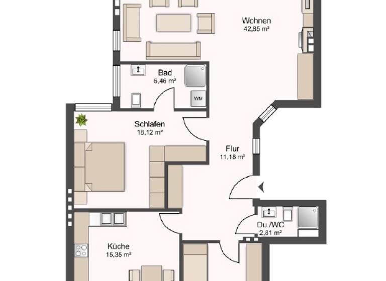 Wohnung zum Kauf 968.000 € 3 Zimmer 121 m² 3. Geschoss Hoheluft-West Hamburg 20253