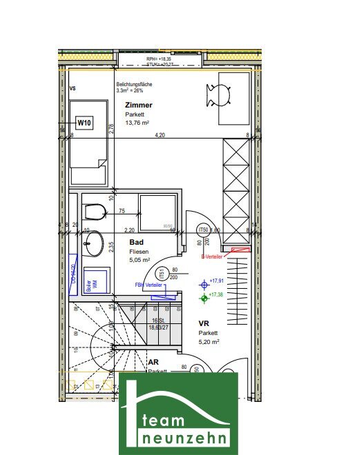 Wohnung zur Miete 963 € 3 Zimmer 74,8 m²<br/>Wohnfläche 5.<br/>Geschoss Strauchergasse 1 Lend Graz 8020