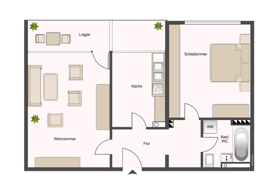 Wohnung zur Miete 669 € 2 Zimmer 60 m²<br/>Wohnfläche 2.<br/>Geschoss 01.02.2025<br/>Verfügbarkeit Mirjam-Pressler-Straße 29 Am Ziegelbusch Darmstadt 64289