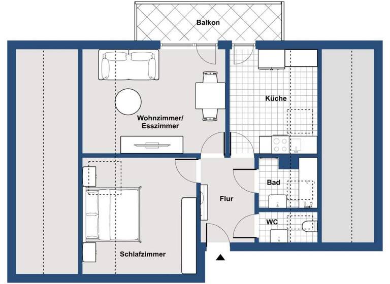 Wohnung zum Kauf 149.000 € 2 Zimmer 51 m² 2. Geschoss Marbach Marbach am Neckar 71672