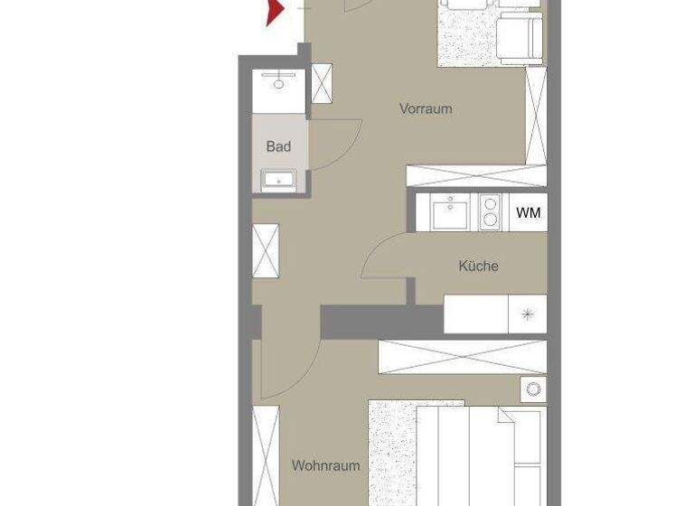 Studio zum Kauf 159.000 € 1 Zimmer 40 m² 3. Geschoss Wien 1140
