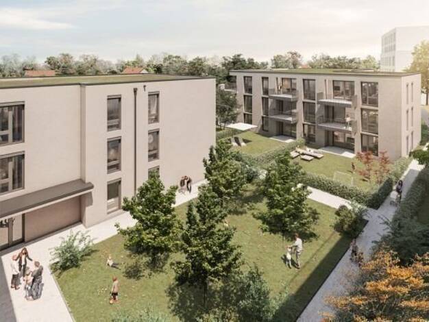 Wohnung zum Kauf - Neubau provisionsfrei 397.500 € 3,5 Zimmer 85,3 m² 2. Geschoss frei ab sofort Crailsheim 74564