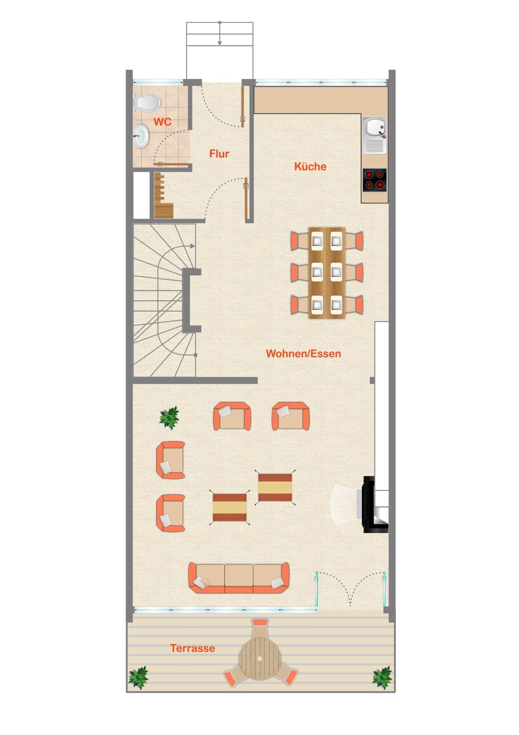 Reihenendhaus zum Kauf 649.000 € 8 Zimmer 134,7 m²<br/>Wohnfläche 170 m²<br/>Grundstück Burg Birkenhof Kirchzarten-Burg-Birkenhof 79199