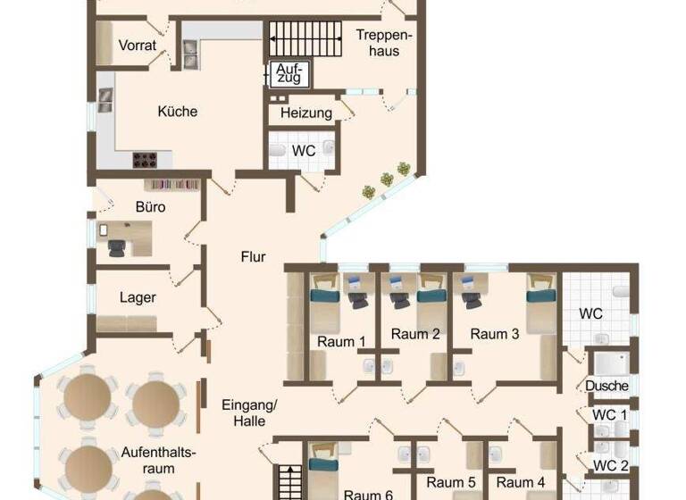 Einfamilienhaus zum Kauf 445.000 € 22 Zimmer 4.785 m² Grundstück Wagenfeld 49419