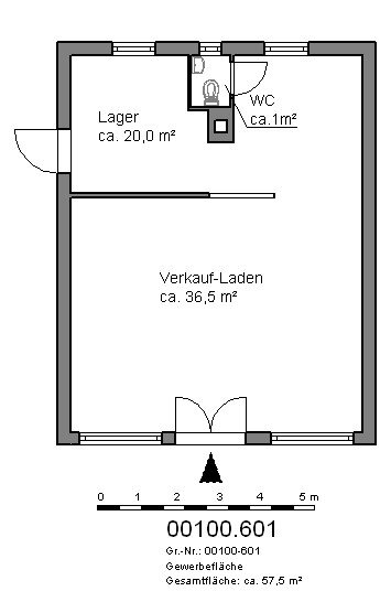 Bürofläche zur Miete provisionsfrei 428 € 1 Zimmer 57 m²<br/>Bürofläche Sollingstr. 1A Stöcken Hannover 30419