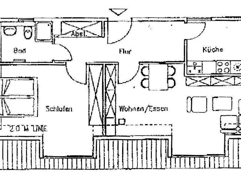 Wohnung zur Miete 340 € 2 Zimmer 55,2 m² Gerhart-Hauptmann-Str. 32 Innenstadt Gera 07546