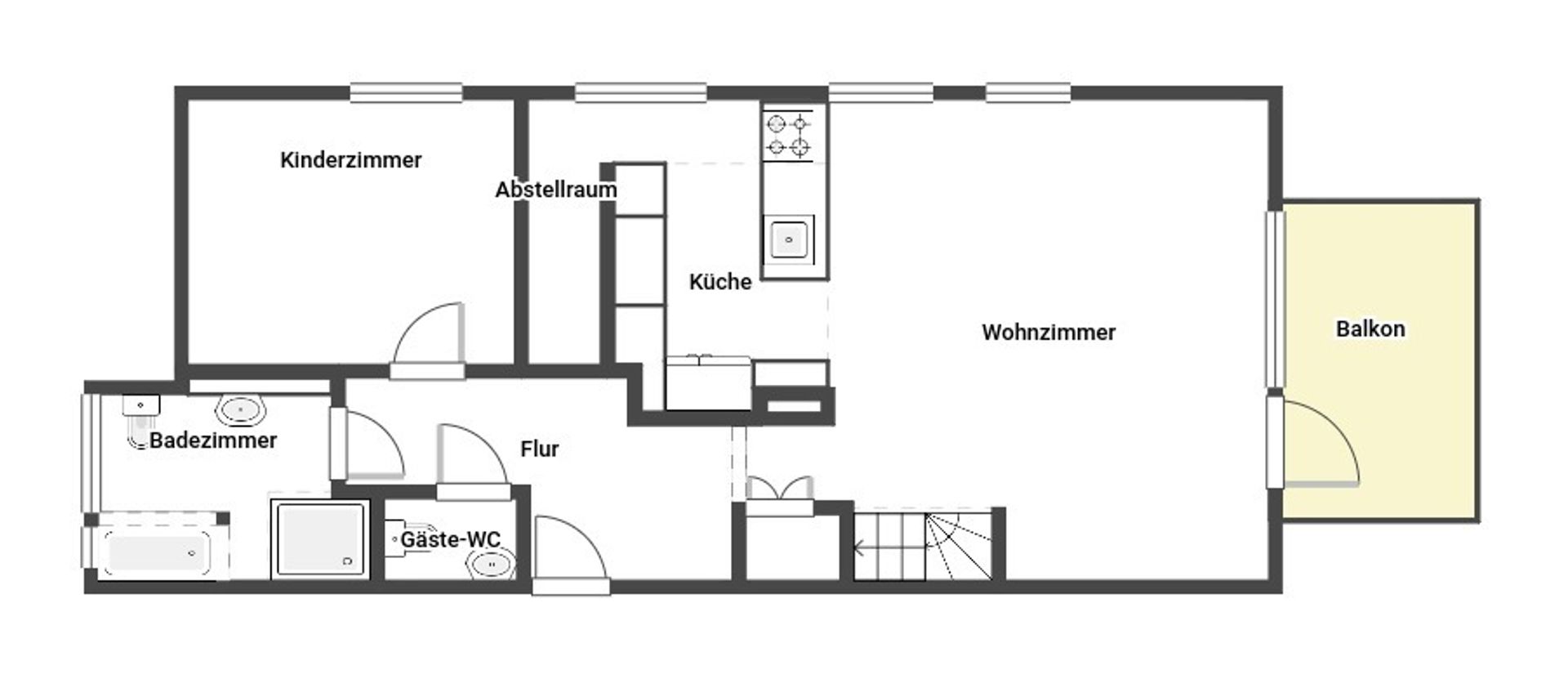 Immobilie zum Kauf als Kapitalanlage geeignet 470.000 € 3,5 Zimmer 102 m²<br/>Fläche Backnang Backnang 71522