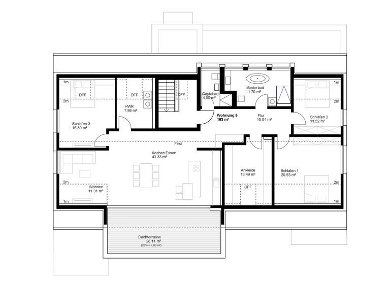 Wohnung zum Kauf provisionsfrei 1.250.000 € 5 Zimmer 163 m²<br/>Wohnfläche 2.<br/>Geschoss Treufer Straße 8 Laufamholz Nürnberg 90482