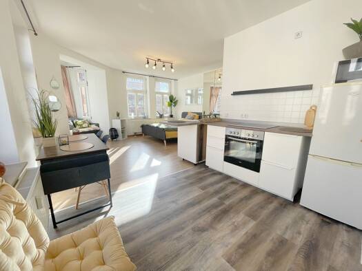 Wohnung zur Miete 600 € 1 Zimmer 40 m² Geschoss -2/4 frei ab sofort Karl-Heine-Straße 66 Plagwitz Leipzig 04229