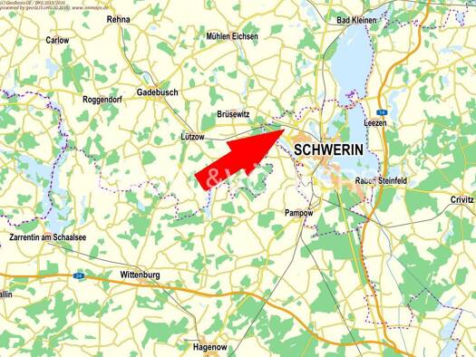 Grundstück zum Kauf 194.000 € 849 m² Grundstück Friedrichsthal Schwerin 19057