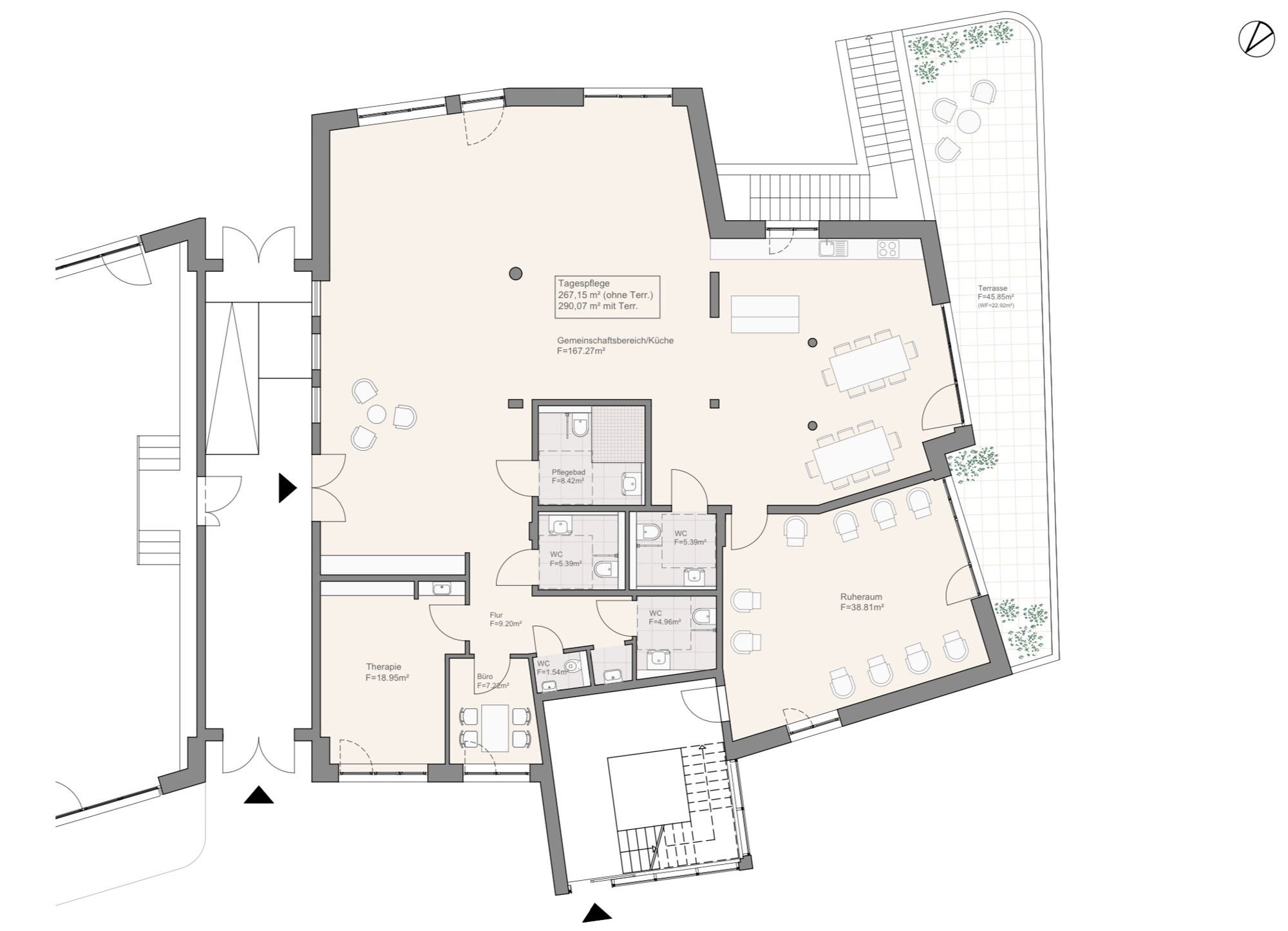 Praxis zum Kauf 975.000 € 4 Zimmer 290,1 m²<br/>Bürofläche Weimar Ahnatal / Weimar 34292