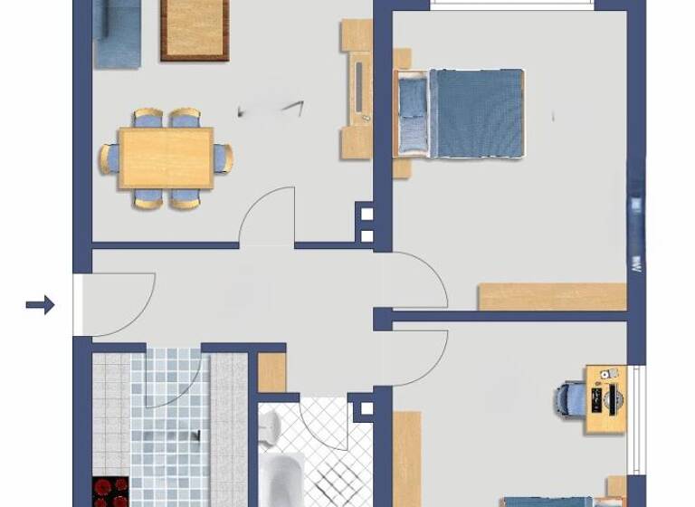 Wohnung zum Kauf provisionsfrei 159.500 € 3 Zimmer 64,4 m²<br/>Wohnfläche EG<br/>Geschoss Am Krausen Bäumchen 45 Bergerhausen Essen 45136