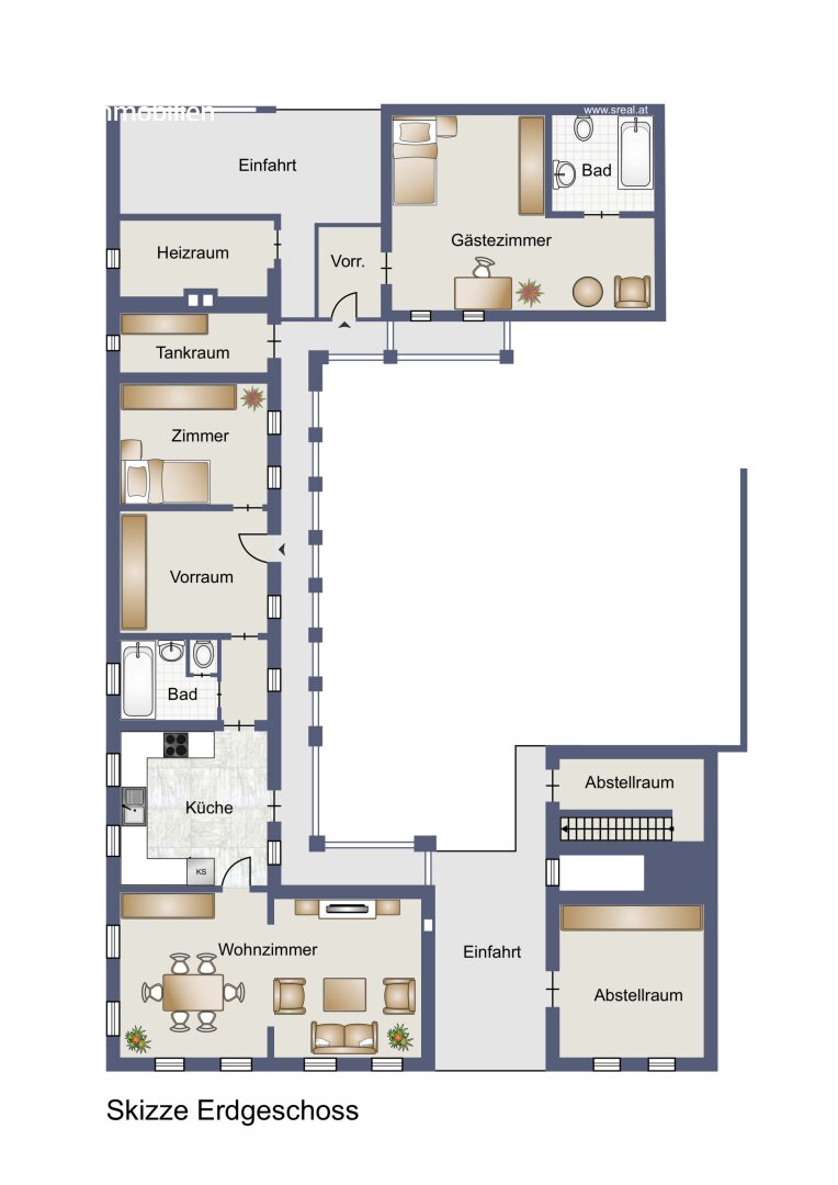 Bauernhaus zum Kauf 6 Zimmer 330 m²<br/>Wohnfläche 3.225 m²<br/>Grundstück Deutsch Kaltenbrunn 7572