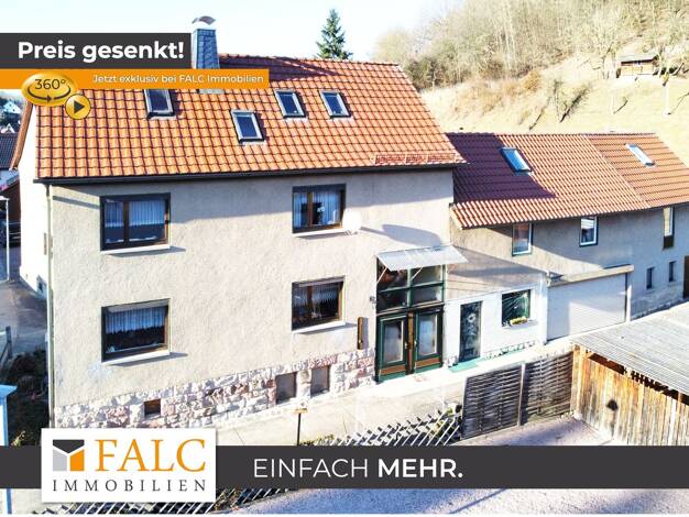 Einfamilienhaus zum Kauf 128.700 € 8 Zimmer 300 m² 1.161 m² Grundstück Möckers Schmalkalden 98574