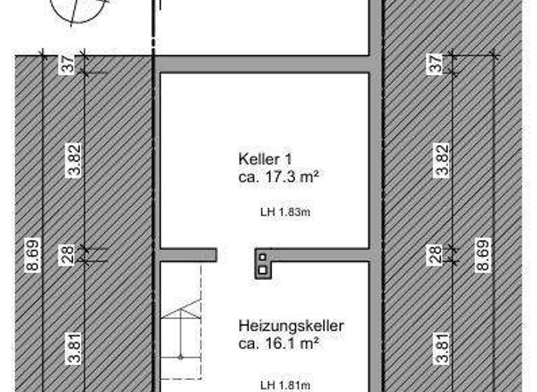 Reihenmittelhaus zum Kauf 190.000 € 2 Zimmer 71,3 m² 147 m² Grundstück Trier-Nord Trier 54292