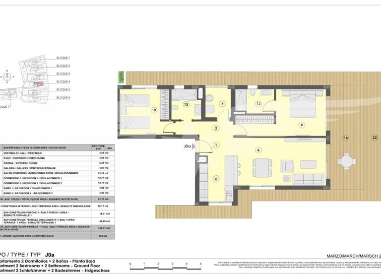 Wohnung zum Kauf - Erstbezug provisionsfrei 685.000 € 3 Zimmer 98 m² EG Colonia De Sant Jordi 07638