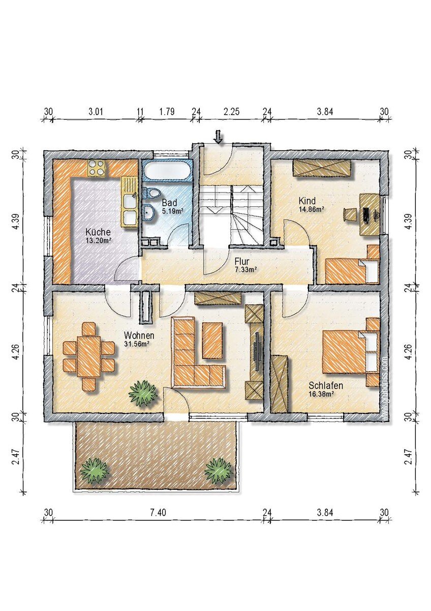 Mehrfamilienhaus zum Kauf 490.000 € 7 Zimmer 170 m²<br/>Wohnfläche 565 m²<br/>Grundstück Sahlkamp Hannover / Sahlkamp 30179