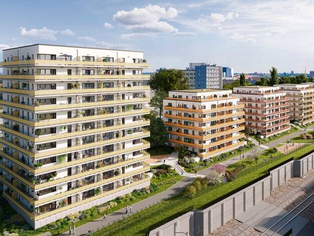 Wohnung zum Kauf - Neubau 239.000 € 1 Zimmer 45,6 m² 2. Geschoss Dösner Weg 8 Zentrum-Südost Leipzig 04103
