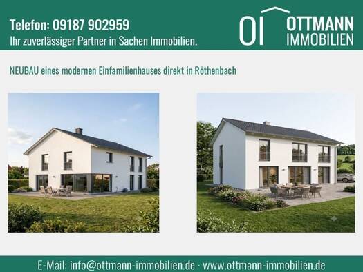 Einfamilienhaus zum Kauf - Erstbezug 992.000 € 5 Zimmer 160 m² 660 m² Grundstück Röthenbach Röthenbach an der Pegnitz 90552