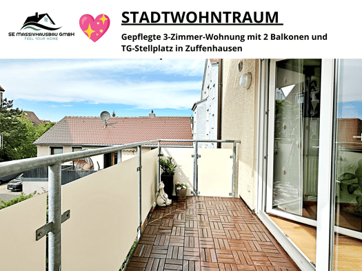 Wohnung zum Kauf 299.900 € 3 Zimmer 71 m² 1. Geschoss Zuffenhausen Stuttgart 70435