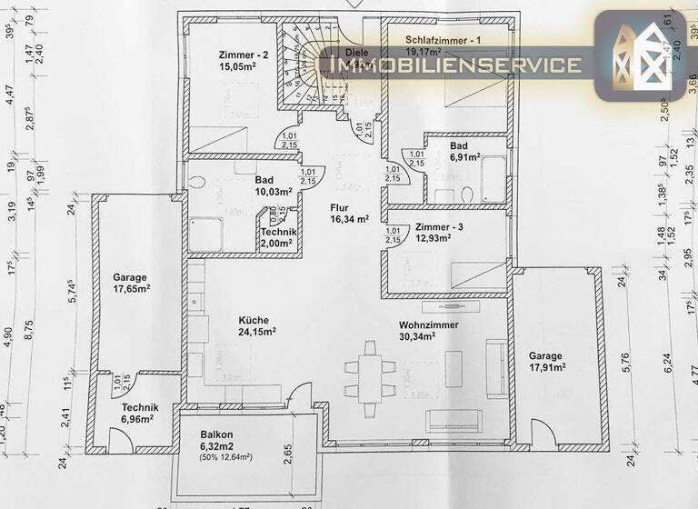 Wohnung zum Kauf 639.000 € 4 Zimmer 144 m² 1. Geschoss Innenstadt Bad Salzuflen 32105