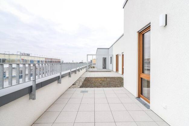Penthouse zur Miete - Erstbezug 1.337 € 2 Zimmer 61,8 m² 7. Geschoss frei ab 16.07.2025 Meta-Gadesmann-Straße 23 Gallus Frankfurt-Gallus 60326