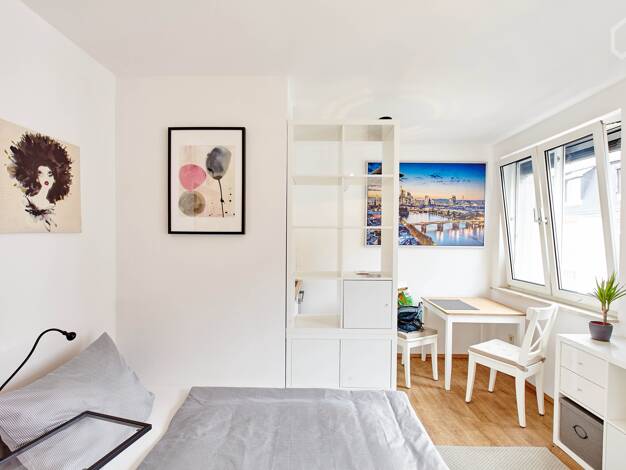Studio zur Miete Wohnen auf Zeit 990 € 1 Zimmer 21 m² frei ab 01.07.2026 Bornheim Frankfurt am Main 60385