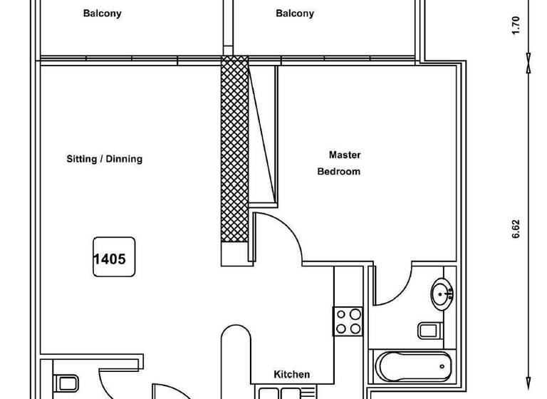 Wohnung zum Kauf provisionsfrei 302.536 € 2 Zimmer 78,4 m² Dubai