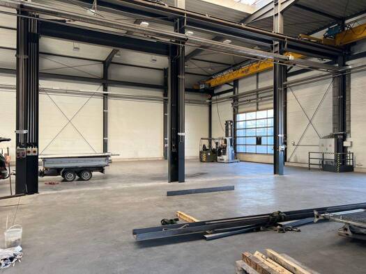 Lagerhalle zur Miete 6,90 € 1.119 m² Lagerfläche Schwabbach Bretzfeld 74626