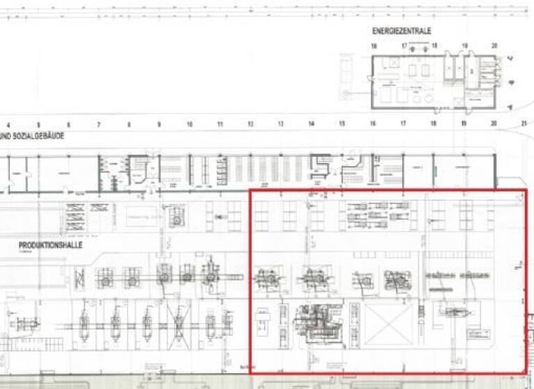 Produktionshalle zur Miete provisionsfrei 3,50 € 2.000 m² Lagerfläche Schiffstraße 3 Ehrang Trier 54293