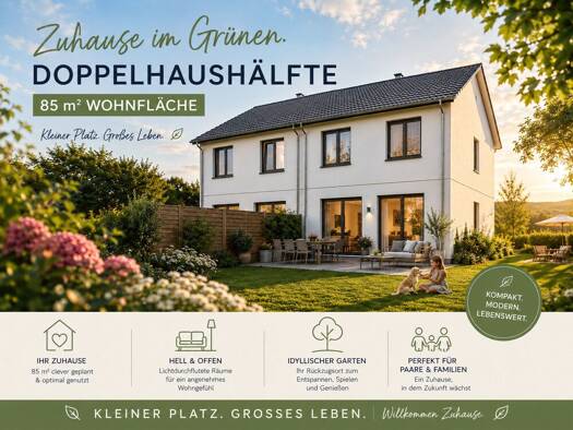 Doppelhaushälfte zum Kauf 99.500 € 3 Zimmer 85 m² 460 m² Grundstück Deutzen Neukieritzsch 04575