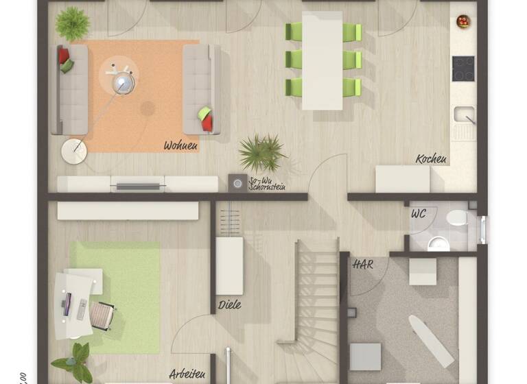 Einfamilienhaus zum Kauf - Erstbezug provisionsfrei 266.410 € 4 Zimmer 134 m² 650 m² Grundstück Unteralba Breitungen/Werra 98597