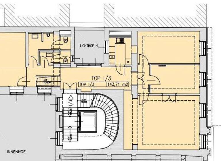 Wohnung zum Kauf 1.075.000 € 4 Zimmer 143,2 m² Wien, Wieden 1040