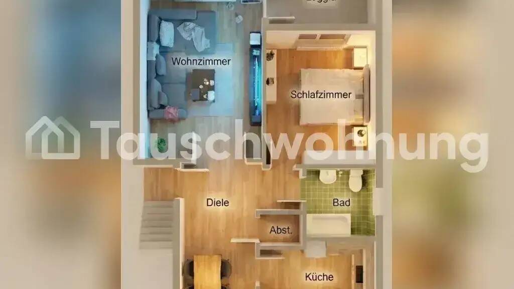 Wohnung zur Miete Tauschwohnung 665 € 2 Zimmer 61 m² 1. Geschoss Osdorf Hamburg 22609