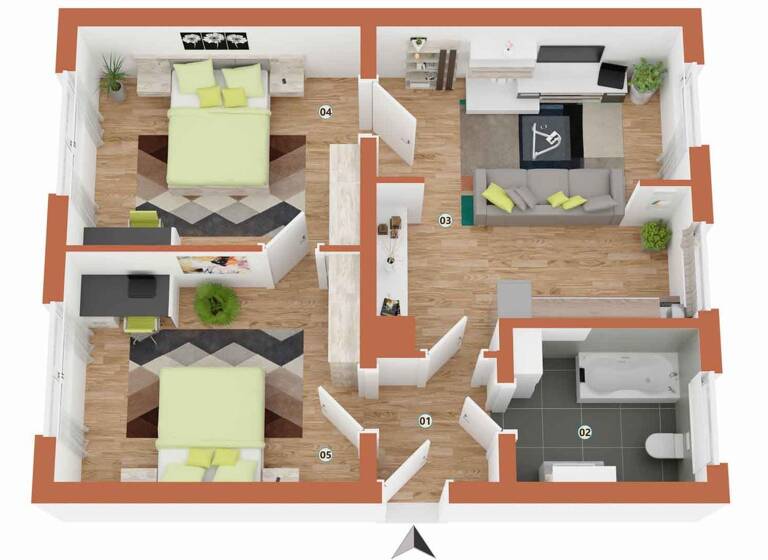 Wohnung zum Kauf 145.000 € 3 Zimmer 56,5 m² Gottwollshausen Schwäbisch Hall 74523