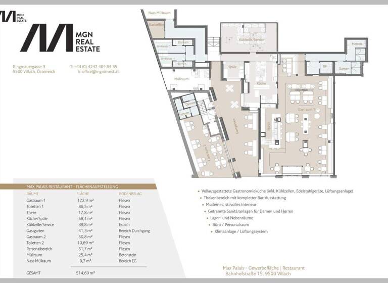 Gastronomie/Hotel zur Miete Lind Villach 9500