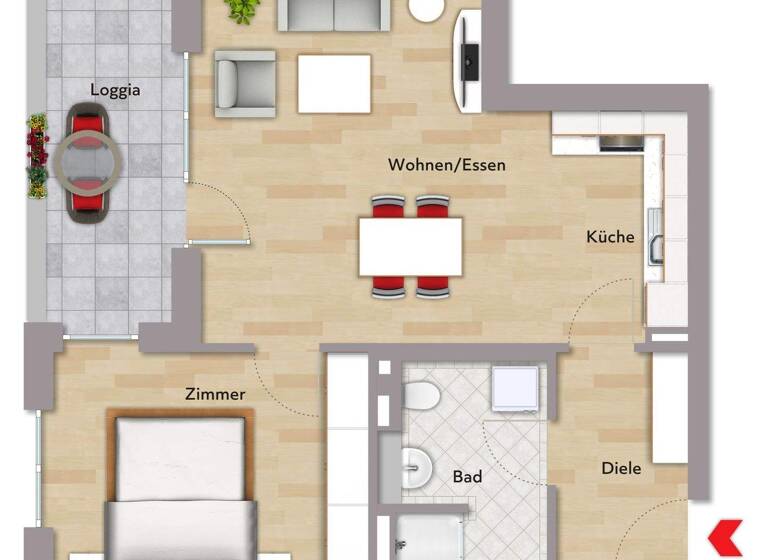 Wohnung zur Miete - Erstbezug 1.123 € 2 Zimmer 59,1 m² frei ab sofort Leonberg 71229