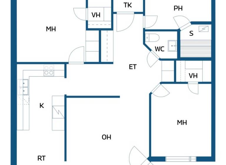Doppelhaushälfte zum Kauf 138.000 € 3 Zimmer 81 m² 934 m² Grundstück Pajamäentie 7 Mäntsälä 04600