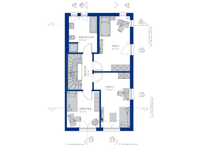 Doppelhaushälfte zum Kauf 638.456 € 5 Zimmer 134 m² 392 m² Grundstück Bad Dürrheim Bad Dürkheim 78073