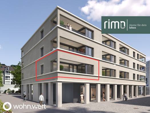 Terrassenwohnung zur Miete - Erstbezug 920 € 2 Zimmer 53,5 m² 1. Geschoss Wichnergasse 1a Feldkirch 6800